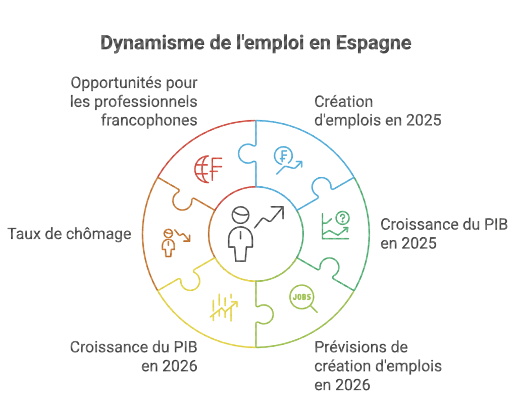 Secteurs qui recrutent le plus en Espagne
